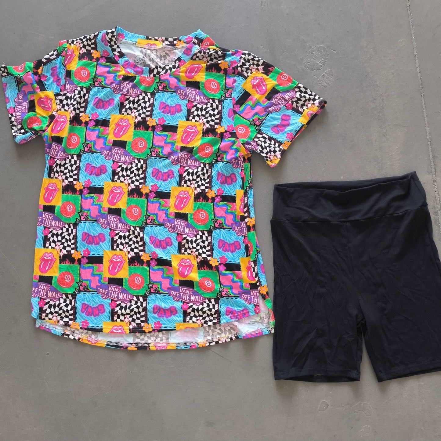 Mama Biker Short Sets